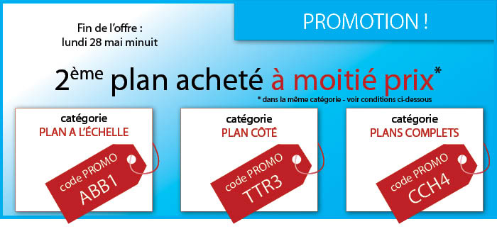 promotion sur plans de maison