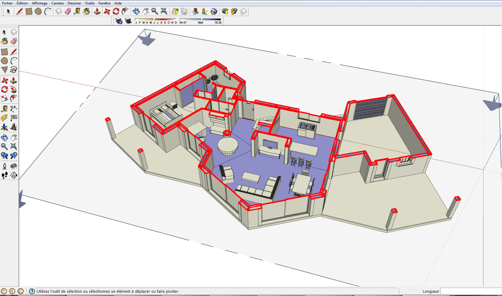 Maquette de maison en 3D