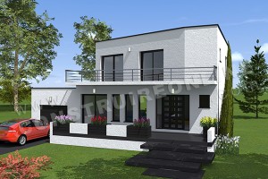 plan-de-maison-contemporaine-etage-construire-online