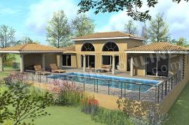 plan maison a etage modele CALANQUE VUE 3D
