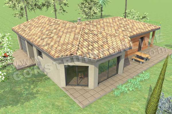 plan maison ESTORIL terrasse_ ciel1