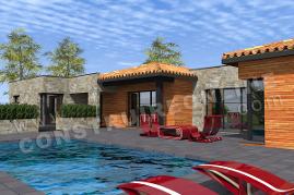 plan maison architecte piscine MUST