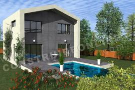 plan maison contemporaine terrasse ONYX