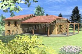 plan de maison sous sol Suellen terrasse