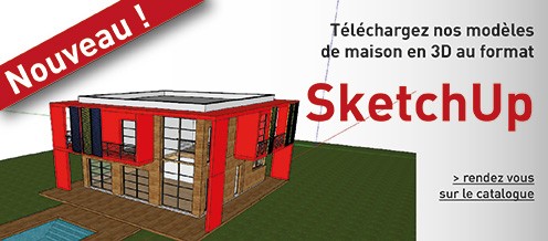 plan de maison 3D SketchUp