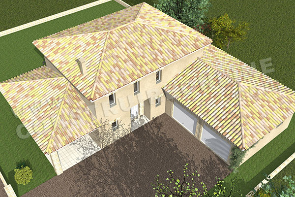 plan de maison traditionnelle etage IRENE 5