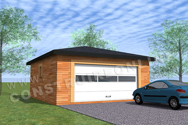 plan garage en bois 1