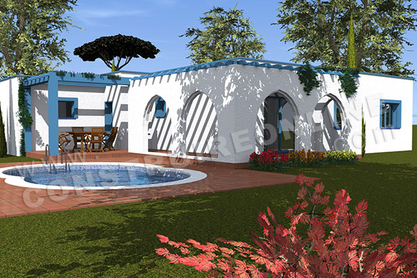 plan maison architecture maghreb 2