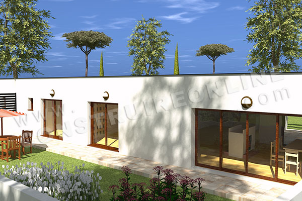 plan maison jumelee ARACHIDE 4
