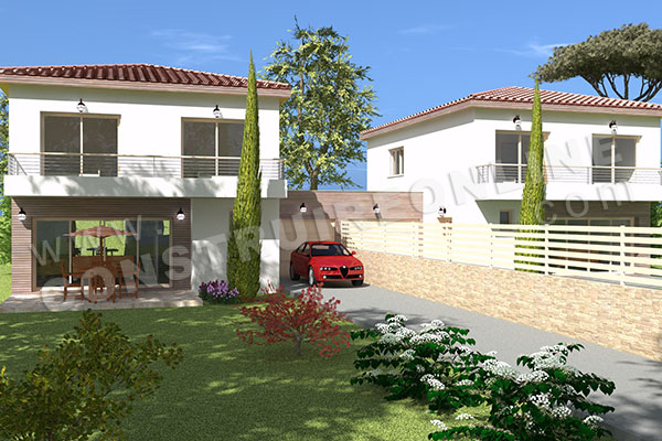 maison jumelee etage ISOTHOPIE 1