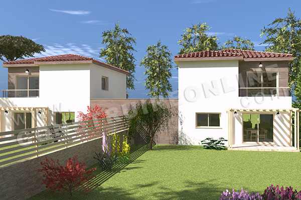 maison jumelee etage ISOTHOPIE 2