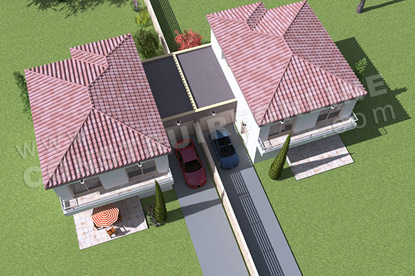 maison jumelee etage ISOTHOPIE 3