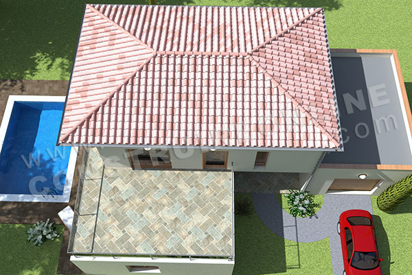 plan maison moderne etage ASTURY 3