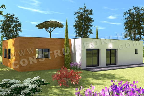 plan maison architecte plain pied TRAVIATA 2