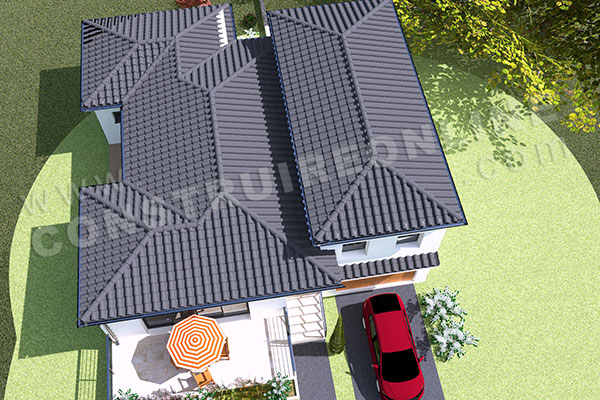 plan maison moderne familaile MODANE 3