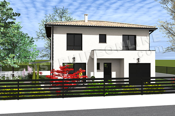 plan de maison 4 chambres familiale FAMILYFIRST1 2