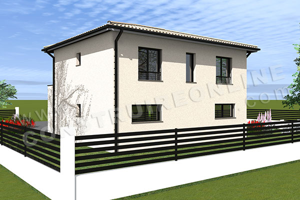 plan de maison 4 chambres familiale FAMILYFIRST1 4