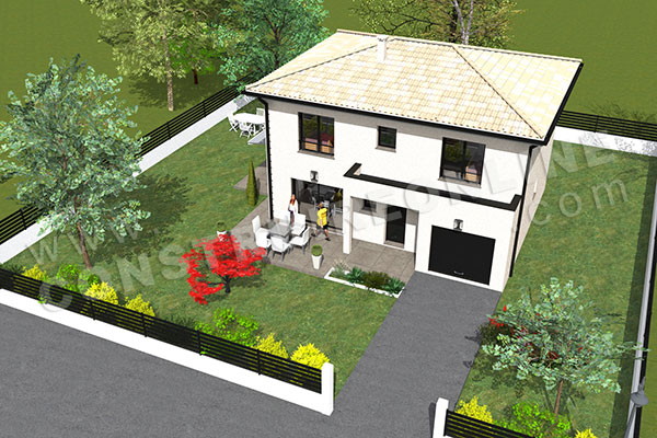 plan de maison 4 chambres familiale FAMILYFIRST1 5