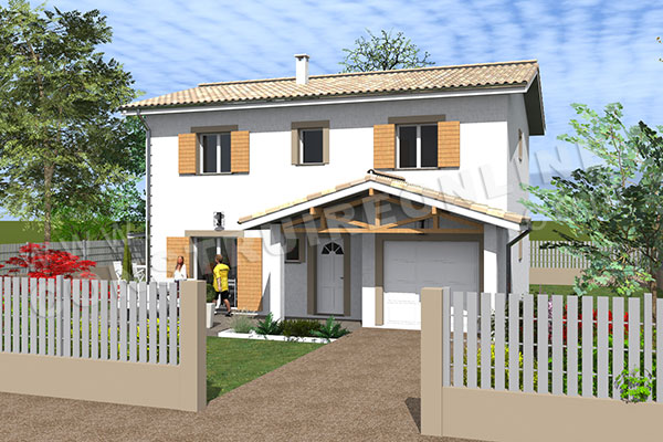 plan de maison 4 chambres familiale FAMILYFIRST1 1