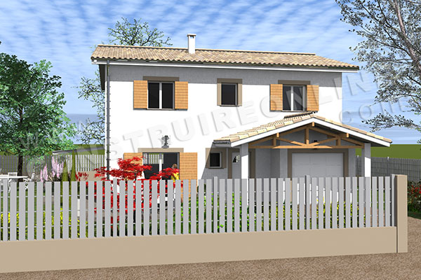 plan de maison 4 chambres familiale FAMILYFIRST1 2