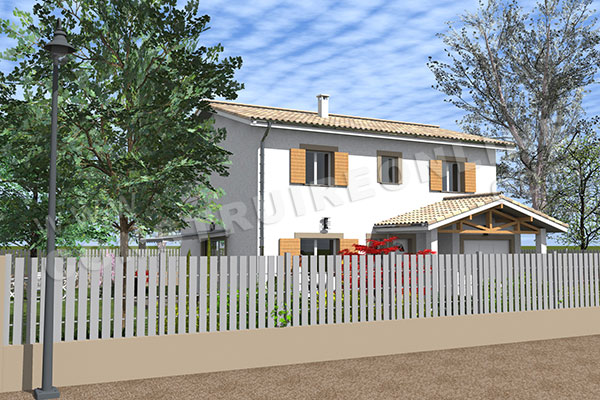 plan de maison 4 chambres familiale FAMILYFIRST1 3