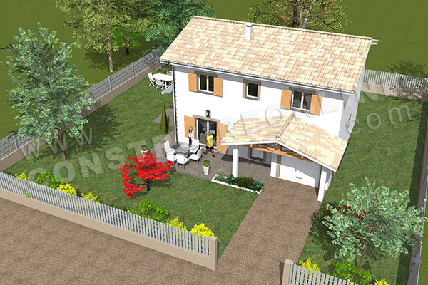 plan de maison 4 chambres familiale FAMILYFIRST1 5