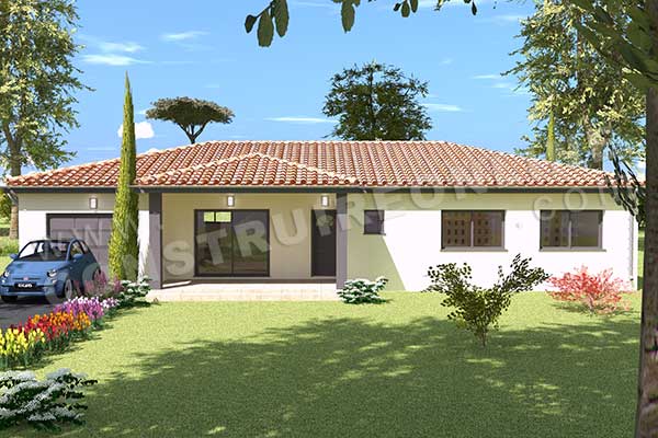 plan maison simple ACRYLIC 1