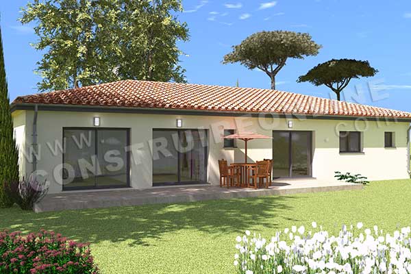 plan maison simple ACRYLIC 2