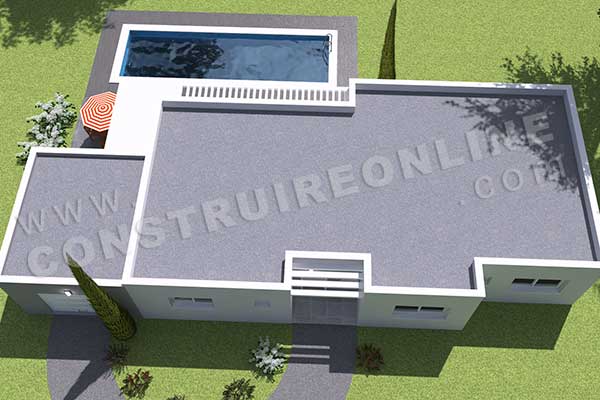 maison contemporaine blanche FACENORD 3