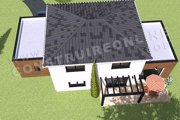 plan maison etage moderne 4 chambres SOLIDAIRE 3
