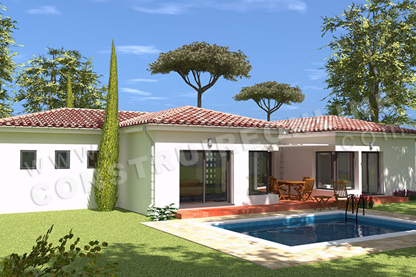 plan de maison plain pied QUOSTIL 1