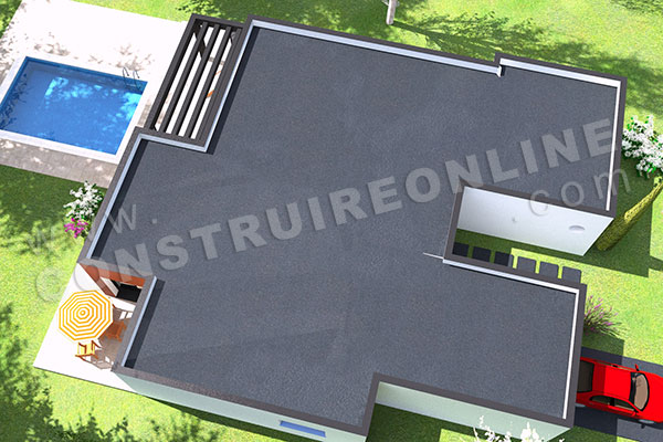 plan maison contemporaine FLORILEGE 3