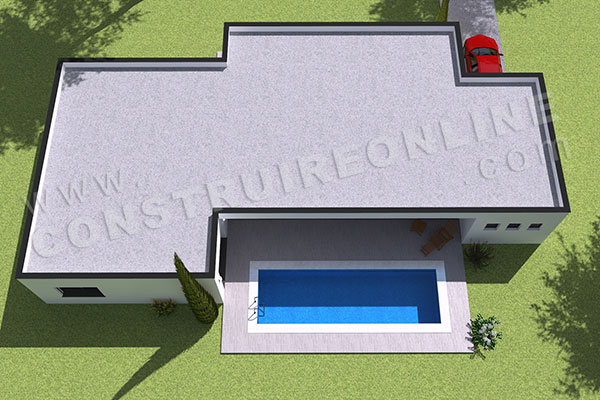 maison contemporaine plain pied ORBITE 4