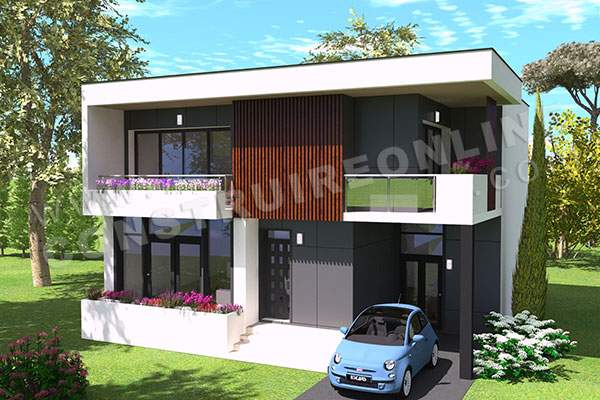 villa architecte moderne etage HOOPS 1