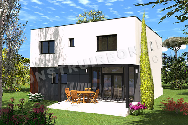 villa architecte moderne etage HOOPS 2