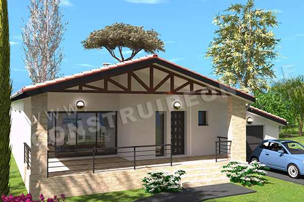plan maison moderne MODERN 1