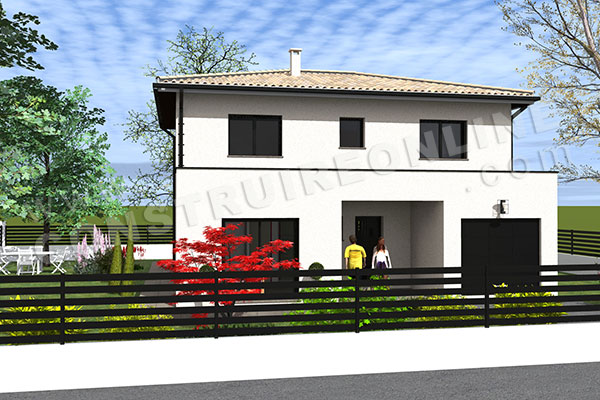 plan maison familiale SECUNDO 2