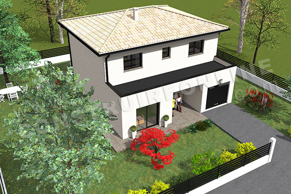 plan maison familiale SECUNDO 3