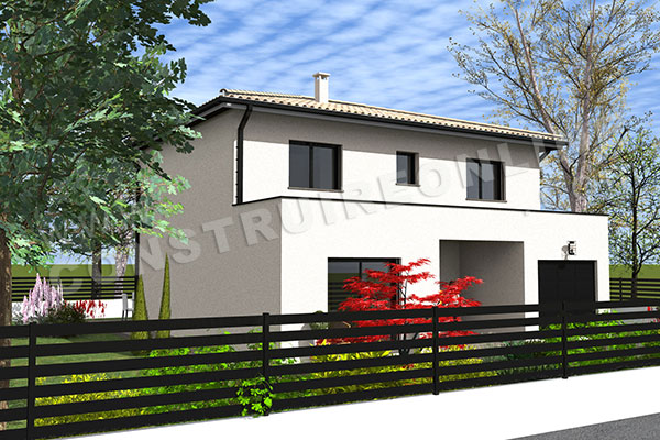 plan maison familiale SECUNDO 4